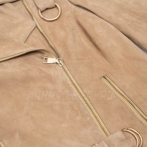 Veste d'hiver en daim pour femme, motif uni, design tricoté, légère, pour un style décontracté et un usage quotidien - Product Image 2