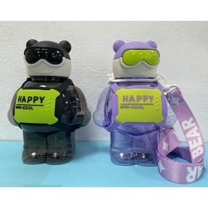 Drinkware <b>Water</b> <b>Bottles</b> ODM OEM Transparent Portable Plastic Sports <b>Water</b> <b>Bottle</b> with <b>Straw</b> and Rope Handle From Vietnam - Product Image 2
