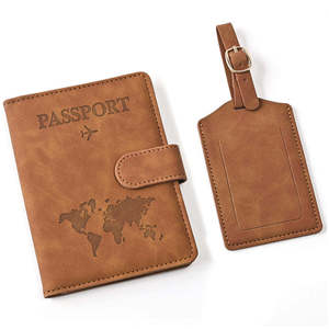 Premium <b>Leather</b> <b>Passport</b> <b>Cover</b> Stylish, Durable & Travel-Ready RFID Protection Perfect Gift for Travelers & Jetsetters - Product Image 2