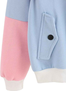Sudadera unisex color pastel con capucha y bolsillos, informal, de gran tamaño, venta al por mayor, por encargo, precio de fábrica a granel - Product Image 3