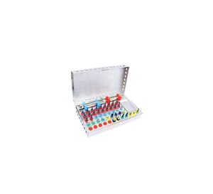 Kit de fraises coniques pour implants dentaires médicaux professionnels de la meilleure qualité avec bouchon et boîte organisée 25 pièces - Product Image 6