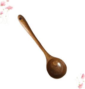 Utensilios herramientas sopa cuchara utensilios diseño amartillar agujas cocina 1 Uds utensilios de madera para color natural - Product Image 3