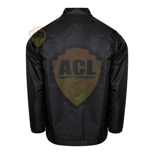 โลโก้ที่กําหนดเองถักเสื้อสวมหัวเสื้อถักโปโลคอปุ่มผ้าฝ้ายออกแบบเสื้อกันหนาวสําหรับผู้ชายโค้ชแจ็คเก็ต - Product Image 4