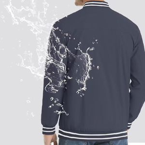 Blouson aviateur softshell léger et personnalisable pour hommes en toile avec col montant pour le sport et les vêtements de plein air décontractés - Product Image 2