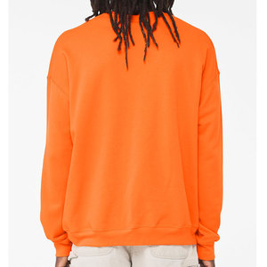 Sudadera básica de mezcla pesada con cuello redondo de algodón para hombre para uso diario y ropa de trabajo - Product Image 3
