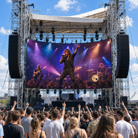 Pantalla LED Curva Flexible Personalizada, Video Wall Cóncavo Convexo para Instalaciones en Escenarios y Eventos