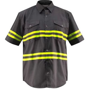 Chemise de sécurité à manches courtes, chemise de garde de sécurité, look moderne de sécurité avec des couleurs et des motifs classiques disponibles dès maintenant - Product Image 4