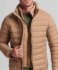 Chaqueta de Plumón Personalizada Ligera de Alta Calidad para Hombre, Chaqueta de Invierno Cálida con Diseño de Burbujas, Material de Tela para Uso en Invierno - Product Image 5