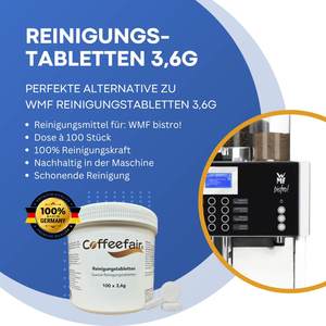 Tabletas de Limpieza Coffeefair, 3.6g, para Cafetera, 100 unidades - Product Image 2
