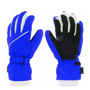 Gants d'hiver personnalisés en gros, compatibles écran tactile, chauds pour le froid, en cuir, pour snowboard et ski, imperméables et coupe-vent - Product Image 2
