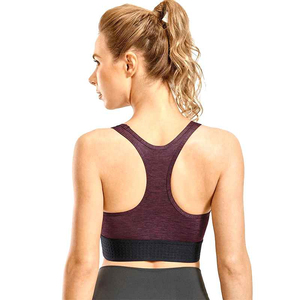 Sujetador deportivo de mujer de alta calidad personalizable cómodo y transpirable ropa de fitness y gimnasio - Product Image 4