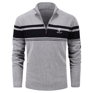 Mélange de laine à la mode Fuzzy Fluffy Style fabricant direct chandails avec personnaliser Design chandail pour hommes - Product Image 4