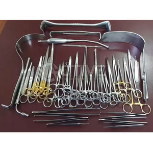 Ensemble chirurgical porte-aiguille pour laparotomie de qualité hospitalière avec gamme complète d'outils de chirurgie générale ensemble de chirurgie ouverte de base - Product Image 3