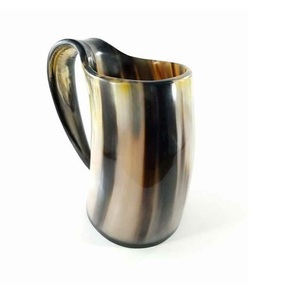 Personalización vikingo bebiendo cerveza cuerno taza búfalo buey cuerno vikingo bebiendo cerveza taza mejor calidad 2025 - Product Image 1
