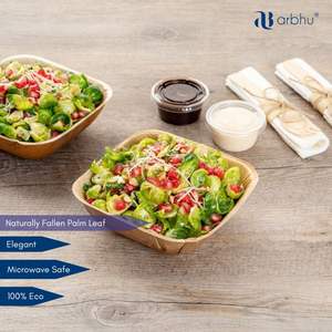 Bols et assiettes naturels écologiques jetables de qualité supérieure Vaisselle de qualité supérieure pour la vente du Nouvel An - Product Image 2