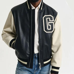 Chaquetas Varsity de Piel de Oveja de Alta Calidad Anti-UV para Hombre y Mujer, Nuevo Estilo con Cuello Alto, Todas las Tallas y Colores, Lana de Baja Densidad - Product Image 1