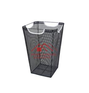 Último diseño hecho a mano diseño de lujo hogar organización cocina sala de estar Mesa cesta de almacenamiento de alambre de Metal con asa - Product Image 6