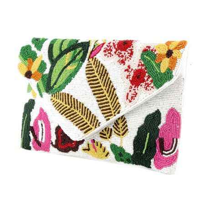 กระเป๋าคลัทช์ลูกปัดทำมือสำหรับผู้หญิง กระเป๋าถือหลากสี กระเป๋าสะพายข้าง แฟชั่นสั่งทำได้ - Product Image 2