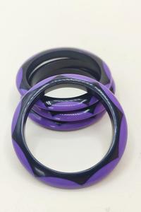 Bracelet en résine fait main coloré, élégant et tendance, bijou artistique unique, léger, cadeau pour femme, exportations MN, origine Inde - Product Image 6