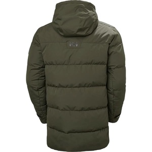 Veste d'hiver matelassée noire pour homme avec logo personnalisé, vêtements d'extérieur pour homme, veste gonflée - Product Image 2
