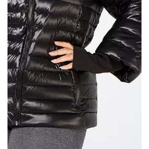 Giacca Imbottita Plus Size da Donna Calvin Klein, Nera, Taglia 3X, Antivento, Calda, Impermeabile, in Nylon con Cappuccio per Inverno e Autunno - Product Image 3