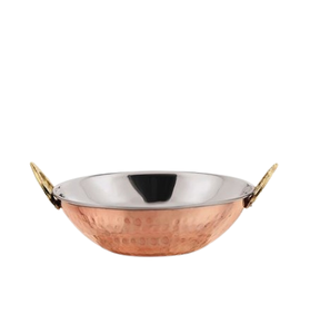 Bol à mélanger pour aliments au design moderne, forme personnalisée, taille moyenne, cuivre poli, qualité supérieure, création Valley Impex - Product Image 1