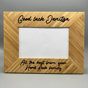 Cadre photo en bambou gravé au laser Fabriqué au Vietnam Matériau écologique utilisé pour la décoration de la maison Cadres photo en gros - Product Image 3