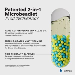 Tabletas Multivitamínicas y Minerales Diarias para Hombres para Apoyar la Energía, la Inmunidad y el Bienestar General - Product Image 5