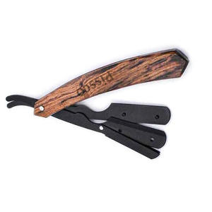 Rasoir droit en acier inoxydable personnalisé pour hommes, rasoir droit avec logo personnalisé, rasoirs de barbier en acier inoxydable pour hommes par Pissco Pakistan - Product Image 4