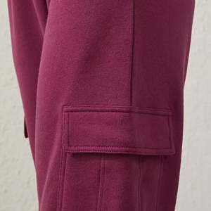 Venta al por mayor Custom Ladies Jogger Pants Mujeres Pantalones de algodón en blanco para las mujeres superventas 100% algodón casual Jogger Pant OEM. - Product Image 5