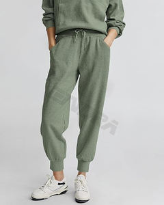 Venta al por mayor de ropa de calle personalizada, chándal de punto, conjuntos de ropa de salón, pantalones de mujer, Top, conjunto de 2 piezas informal - Product Image 4