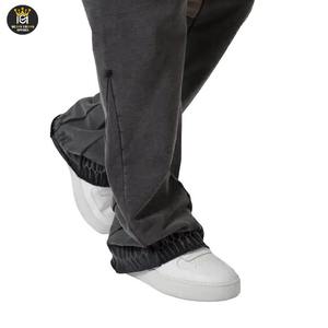 กางเกงขาบานของผู้ชายกางเกงวิ่งขายาวของผู้ชายทรงสลิมฟิตเอวยางยืดแบบมีเชือกรูดออกแบบโลโก้ได้ตามต้องการ - Product Image 5