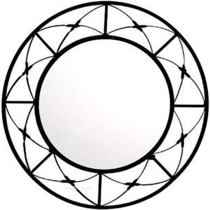 Marco de hierro de primera calidad con diseño elegante de trabajo antiguo de primera calidad para elevar la decoración del pasillo de entrada con acabado recubierto de polvo negro - Product Image 5