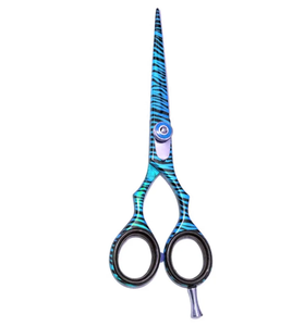 Tijeras profesionales para peluquería, tijeras de corte de pelo de peluquero de acero inoxidable recubiertas de papel con tornillo ajustable - Product Image 4