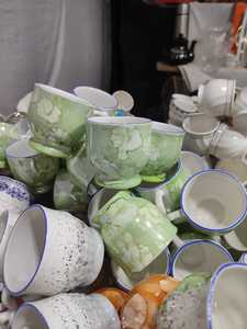 ถ้วยน้ำเซรามิกสไตล์นอร์ดิกย้อนยุคดีไซน์ใหม่ถ้วยน้ำดินกาแฟภาชนะสำหรับใส่เครื่องดื่มขนาด11ออนซ์