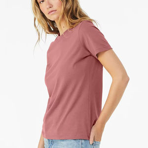 T-shirts brodés, T-shirts pour femmes-T-shirt en jersey décontracté pour femmes Bella en coton + toile Bella - Product Image 1