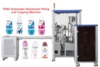TENZ Next-Gen Machine de remplissage et de capsulage pour soins de la peau déodorant entièrement automatique Performance supérieure pour huile essentielle déodorante