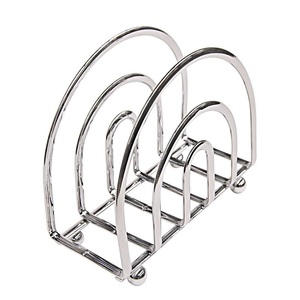 Porte-mouchoirs de grande qualité Design créatif pour hôtel restaurant maison décoratif fait à la main forme ronde plaqué argent haute finition - Product Image 5