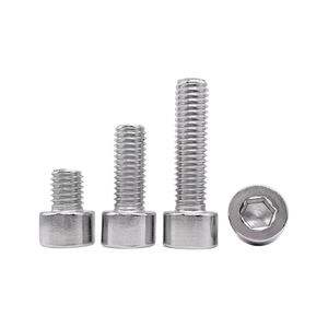 สกรูหัวหกเหลี่ยมสแตนเลส 304 316 UNC UNF 2 # -56 4 # -40 6 # -32 8 # -32 10 # ข้อต่อขนาด -24 1/4-20 5/16-18 - Product Image 1