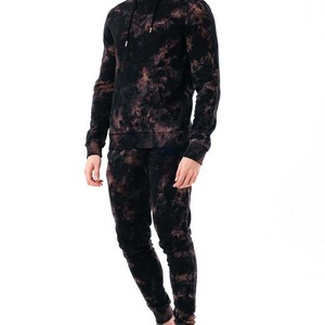 Conjunto Deportivo Unisex de Diseño OEM, Felpa Técnica, Ropa Deportiva de Invierno, Sudadera con Capucha y Cremallera Completa, Pantalones Deportivos, 100% Algodón, Lavado Ácido, Talla Grande - Product Image 1