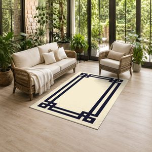 RUGS DEPOT LXDP-0090 Wholesale Multicolor Neutral Marble Effect Digital Printed Machine Washable Chenille Area Rug Non <b>Slip</b> - Product Image 6