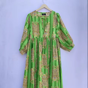 <span class=keywords><strong>Boho</strong></span> <span class=keywords><strong>Chic</strong></span> Maxi abito da donna elegante e confortevole in cotone leggero e traspirante per uscite Casual estive - Product Image 1