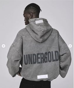 Sweat à capuche pour hommes Sweat-shirt surdimensionné avec un design unique, pull à capuche avec grande poche, sweats à capuche pour hommes, sweat à capuche unisexe - Product Image 1