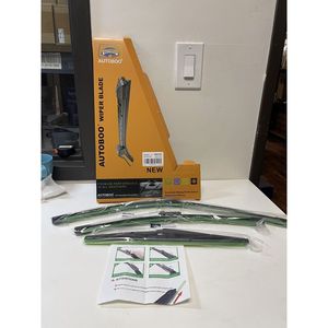 Alta qualità 3 pezzi tergicristalli Set 24 + 18 + 14 lame in vetro spazzole tergicristallo posteriore per auto Volvo Pickup disossato in gomma naturale - Product Image 1