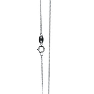 Collar con Colgante de Jadeíta Lavanda de 23 mm, Plata de Ley, Amuleto Fino - Product Image 2