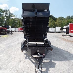 Remorque à benne hydraulique 6x12 robuste pour utilisation agricole et tracteur-Remorque basculante à vendre - Product Image 6