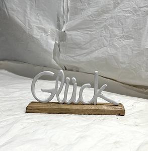 Sculptures en métal d'art abstrait argenté en aluminium sur socle en bois Sculptures de Noël en métal pour la décoration intérieure - Product Image 2