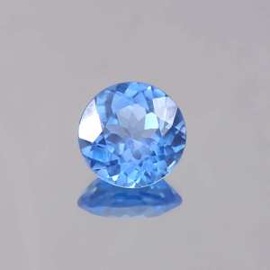 Aigue-marine brésilienne bleu ciel sans défaut, pierres précieuses rondes en vrac, bagues aigue-marine de qualité fine et fabrication de bijoux, pierres précieuses en vrac - Product Image 3