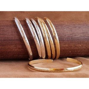 Stylish Gold and <b>Silver</b> Plated Fashion <b>Cuff</b> <b>Bracelet</b> for Retail and Gift Giving - Product Image 1