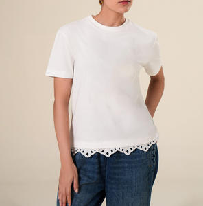 Camiseta Deportiva de Yoga para Mujer, Nueva Llegada, Personalizada, a Rayas, Talla Grande, Transpirable, de Secado Rápido, Manga Corta, Informal, para Verano, Fitness - Product Image 5